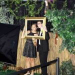 red carpet jungle photo booth wedding rental. red carpet jungle theme photo booth wedding event rental.