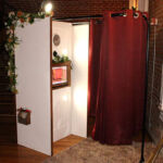 White wedding elegant photo booth reception rental. White wedding elegant photo booth reception rental.
