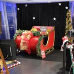 Baron BMW corporate holiday Santa sleigh photo booth rental Baron BMW corporate holiday Santa sleigh photo booth rental