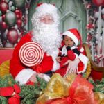 Loews Hotel employee holiday Santa sleigh photo booth shoot Loews Hotel employee holiday Santa sleigh photo booth shoot