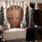 Rustic holiday Christmas photo booth rental Rustic holiday Christmas photo booth rental