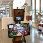 Vintage camera holiday Christmas photo booth rental Vintage camera holiday Christmas photo booth rental