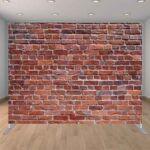 Red Brick Mini Red Carpet Wedding Party Photo Booth Rental Backdrop Red Brick Mini Red Carpet Wedding Party Photo Booth Rental Backdrop