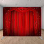 Red Curtains Mini Red Carpet Wedding Party Photo Booth Rental Backdrop Red Curtains Mini Red Carpet Wedding Party Photo Booth Rental Backdrop