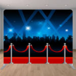 Hollywood Hills Red Carpet Photo Booth Rental Backdrop Hollywood Hills Red Carpet Photo Booth Rental Backdrop