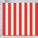Circus carnival red and white stripes party photo booth backdrop Circus carnival red and white stripes party photo booth backdrop