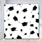 Graduation party cap and gown photo booth backdrop Graduation party cap and gown photo booth backdrop