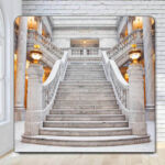 Royal Scheme Elegant Stairs Staircase Photo Booth Backdrop Royal Scheme Elegant Stairs Staircase Photo Booth Backdrop