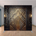Art deco roaring 20s Gatsby photo booth wall backdrop Art deco roaring 20s Gatsby photo booth wall backdrop