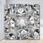 Diamond crystal gem photo booth wedding party backdrop Diamond crystal gem photo booth wedding party backdrop