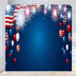 American Fourth Of July fireworks themed party photo booth backdrop American Fourth Of July fireworks themed party photo booth backdrop